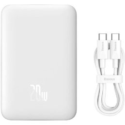   Baseus P10059001223-00 Mini Air 10000mAh 20W mágneses fehér power bank