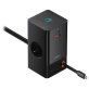   Baseus PSLR000301 PowerCombo 65W fekete hálózati töltő és elosztó