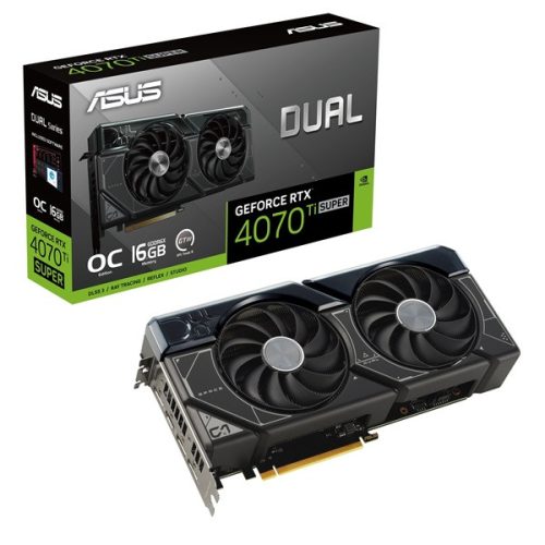 ASUS GeForce RTX 4070 Ti SUPER nVidia 16GB GDDR6X PCIe videókártya