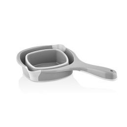   IRIS L-00857-2 összecsukható szilikon kiöntő 900ml, szürke