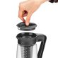   IRIS C-00250 Karefe Oval kancsó gyümölcstartóval 1.600ml, fekete vagy elfántcsont színű