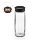   IRIS C-00397 Visible Polygon üveg tároló 1.600ml, fekete vagy elfántcsont színű