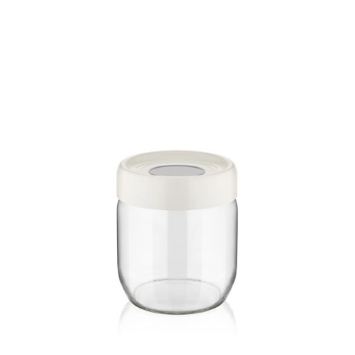 IRIS C-00114 Ring üveg tároló 425ml, fekete, elfántcsont vagy szürke színű