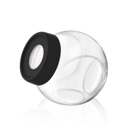   IRIS C-00225 Ring billenthető üveg tároló 750ml, fekete, elfántcsont vagy szürke színű