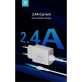   Devia ST364020 5V/2.4A Smart 2xUSB Hálózati töltő adapter + 1 m Micro USB kábel