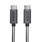  NextOne USBCX2-MET-SG 1,2m Type-C metál asztroszürke adat- és töltőkábel