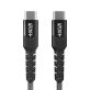   NextOne USBCX2-BRD-SG 1,2m Type-C fonott asztroszürke adat- és töltőkábel