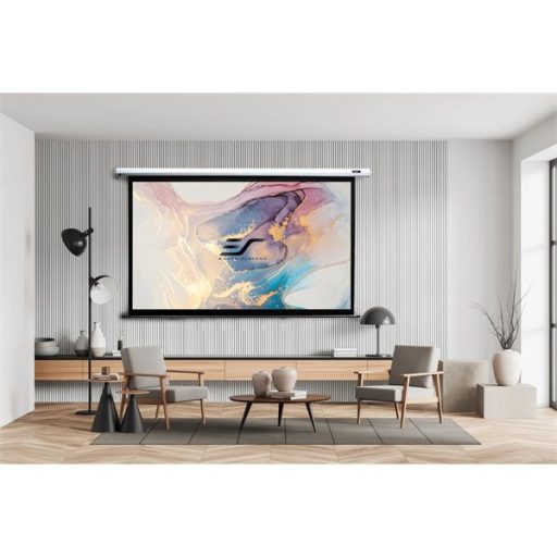 EliteScreens Spectrum Electric84XH 84" (16:9) 186x105cm motoros fehér fali vetítővászon