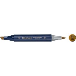   Deli Finenolo 31 - Dark Yellow kétvégű permanent ART marker