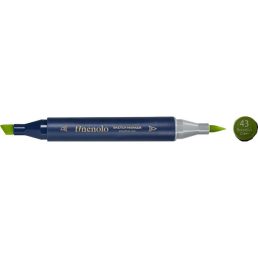   Deli Finenolo 43 - Deep Olive Green kétvégű permanent ART marker