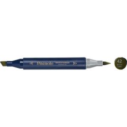   Deli Finenolo 42 - Bronze Green kétvégű permanent ART marker