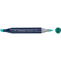   Deli Finenolo 57 - Turquoise Green Light kétvégű permanent ART marker