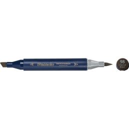   Deli Finenolo 98 - Chestnut Brown kétvégű permanent ART marker