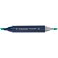   Deli Finenolo 53 - Turquoise Green kétvégű permanent ART marker