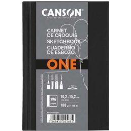   Canson One 10,2x15,2 cm, álló, 100 g/m2, ragasztott fehér rajzpapírfüzet