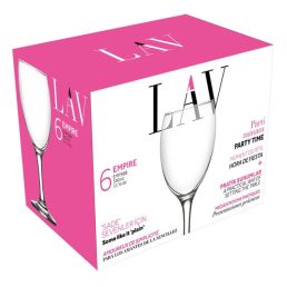   LAV Empire Wine 340ml vörösboros pohár szett 6 darabos LV-EMP568F