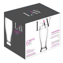   LAV Brotto Beer 565ml sörös pohár szett 6 darabos LV-BRO29F