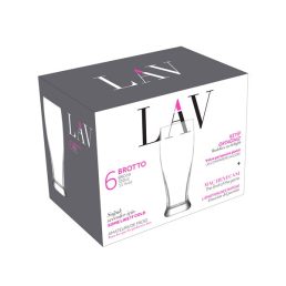   LAV Brotto Beer 330ml sörös pohár szett 6 darabos LV-BRO19F