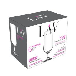   LAV Nevakar Beer 385ml sörös pohár szett 6 darabos LV-NEV576F