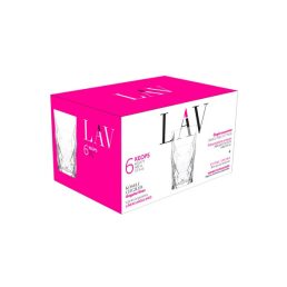   LAV Keops Long Drink 460ml koktélos pohár szett 6 darabos LV-KEO377F