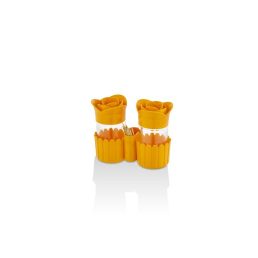   IRIS Rose Salt&Pepper üveg fűszerszóró szett tartóval 2*67ml, piros, lila, zöld vagy sárga színű HN-1119