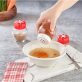 IRIS Tomato üveg fűszertartó 210ml piros színű HN-1208