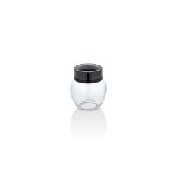   IRIS Mono üveg fűszertartó 210ml, fekete vagy fehér színű HN-1213