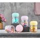   IRIS Macaron üveg fűszertartó 212ml, rószaszín, menta zöld, sárga vagy lila HN-1363