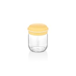   IRIS Macaron üveg fűszertartó 425ml, rózsaszín, menta, sárga vagy lila színű HN-1364