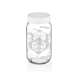   IRIS Retro üveg fűszertartó 1.000ml, fehér színű HN-1411
