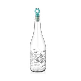   IRIS Retro üveg palack 1.000ml, fehér vagy fekete színű HN-1745