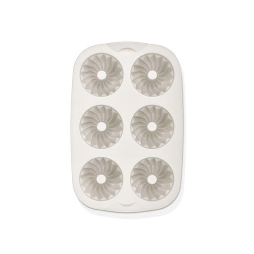 IRIS MIX szilikon muffin sütőforma 6 darabhoz, szürke, fekete vagy piros színű SL-3207