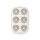   IRIS MIX szilikon muffin sütőforma 6 darabhoz, szürke, fekete vagy piros színű SL-3207