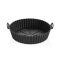 TOO kerek szilikon forma forrólevegős sütőhöz (air fryer) 20cm átmérő 5cm magasság, szürke, fekete vagy piros SL-3250