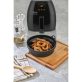 TOO összecsukható kerek szilikon forma forrólevegős sütőhöz (air fryer) 21cm átmérő, szürke, fekete vagy piros SL-3252