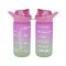 IRIS színátmenetes üveg kulacs 500ml, rózsaszín 111808-161