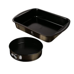   Berlinger Haus LP-KL-119P fényes fekete 2 részes sütőforma készlet