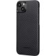   Pitaka 128971 1500D iPhone 15 Plus fekete/szürke aramid hátlap