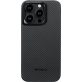   Pitaka 129606 600D iPhone 15 Pro Max fekete/szürke aramid hátlap