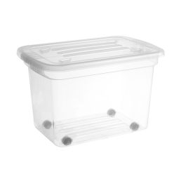   IRIS Home Box 52 literes tárolódoboz zárható tetővel, kerekekkel 22300800