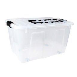   IRIS Home Box 86 literes tárolódoboz zárható tetővel, kerekekkel 22270800