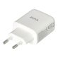   AVAX CH360 SPEEDY 65W GaN USB A (QC)+Type C (PD3.0) fehér hálózati töltő