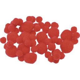 Knorr Prandell piros 8-20 mm 100 db/csomag pompom