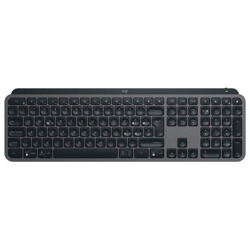 Logitech  MX Keys S lézergravírozott magyar kiosztású grafitszürke vezeték nélküli billentyűzet