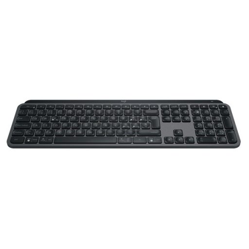 Logitech  MX Keys S lézergravírozott magyar kiosztású grafitszürke vezeték nélküli billentyűzet