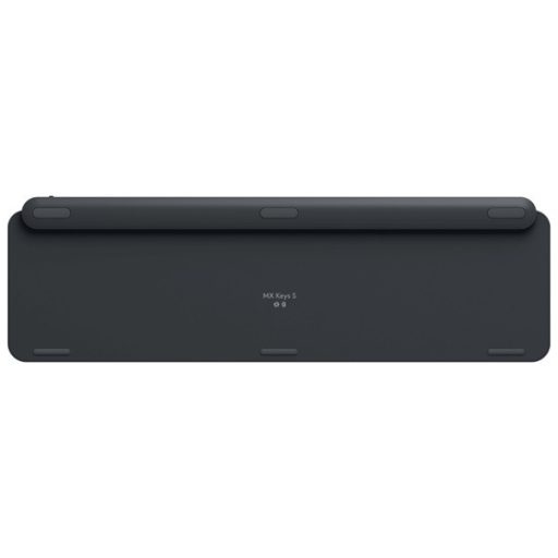 Logitech  MX Keys S lézergravírozott magyar kiosztású grafitszürke vezeték nélküli billentyűzet