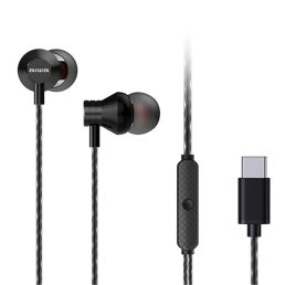   Aiwa ESTM-50USB-C/BK vezetékes mikrofonos fekete fülhallgató