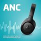   LAMAX NoiseComfort2 Bluetooth ANC Aktív zajszűrős fekete fejhallgató