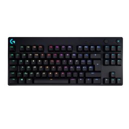   Logitech G Pro lézergravírozott magyar kiosztású fekete gamer billentyűzet (GX Blue Clicky switch)