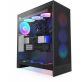  NZXT H7 Flow 2024 RGB  Fekete (Táp nélküli) ablakos ATX ház